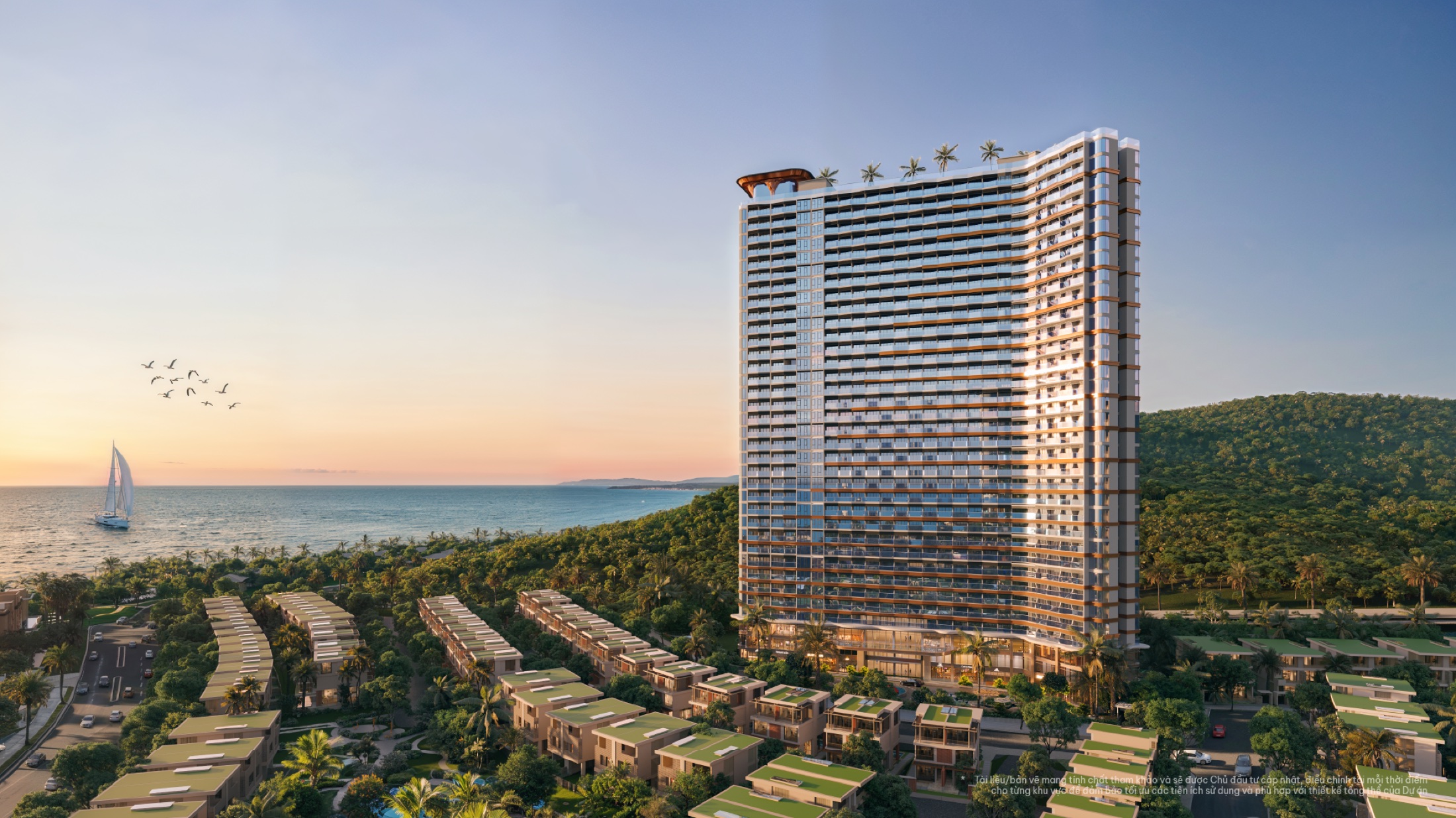 Phối cảnh Alora Residences bên vịnh Bắc Nha Trang